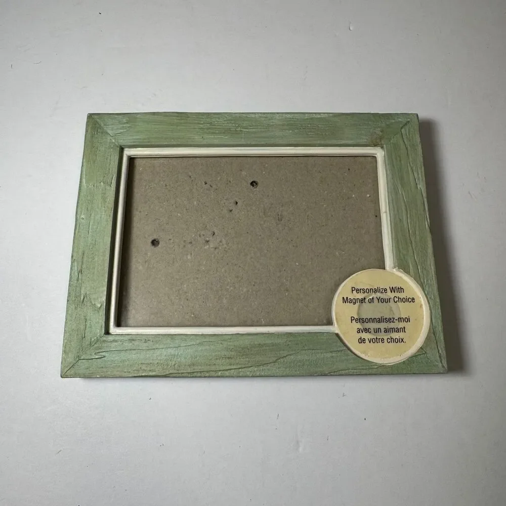 Hallmark Marjolein Bastin Natures Sketchbook Magnetic Photo Frame Green 4x6 NWT